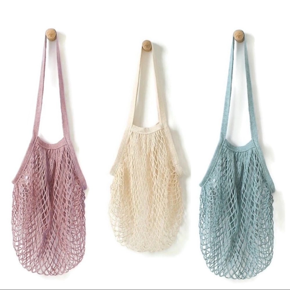 3 Pack - Parisian Farmers Market Reusable Bags 🌹